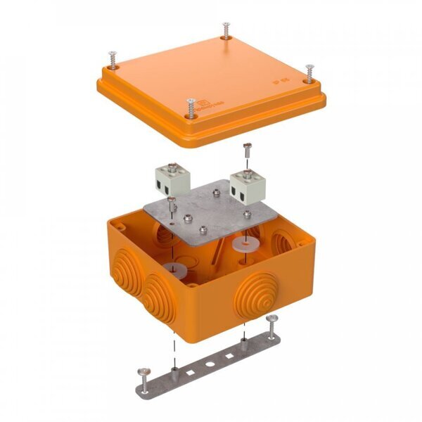 Коробка огнестойкая для о/п 40-0300-FR1.5-4 Е15-Е120 RAL2004 100х100х50 (Промрукав)